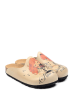 Calceo Clogs in Beige/ Bunt