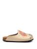 Calceo Clogs in Beige/ Bunt