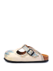 Calceo Clogs in Beige/ Bunt