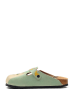 Calceo Clogs in Mint/ Beige/ Bunt