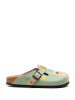 Calceo Clogs in Mint/ Beige/ Bunt