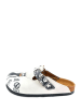 Calceo Clogs in Weiß/ Bunt