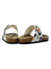 Calceo Zehentrenner in Weiß/ Bunt