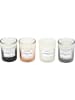THE HOME DECO FACTORY 4er-Set: Duftkerzen - 4x 50 g