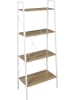 THE HOME DECO FACTORY Standregal in Natur/ Weiß - (B)60 x (H)148 x (T)32,5 cm