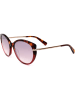 Longchamp Damskie okulary przeciwsłoneczne w kolorze złoto-brązowo-fioletowym