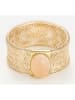 OR ÉCLAT Gold-Ring "Quartz rose flamboyant" mit Quarz