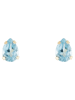 L instant d Or Gold-Ohrstecker "Duo Citrine et Topaze" mit Edelsteinen