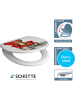 Schütte Toiletbril met softclose "Frog king" rood/groen