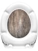 Schütte Toiletbril met softclose "Old wood" bruin