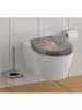 Schütte WC-Sitz mit Absenkautomatik "Old wood" in Braun