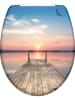 Schütte Toiletbril met softclose "Sunset sky" meerkleurig