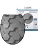 Schütte Toiletbril met softclose "Hexagons" grijs