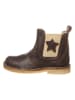 POM POM Leren chelseaboots bruin