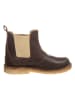 POM POM Leren chelseaboots bruin