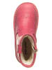 POM POM Leder-Boots in Pink