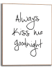Orangewallz Druk artystyczny "Goodnight" w ramce - 40 x 50 cm