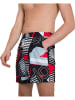 Speedo Zwemshort "Paradise" zwart/rood