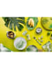Trendy Kitchen by EXCÉLSA 6er-Set: Servierplatten "Foliage" in Grün - (L)27 cm