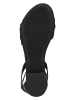 Wojas Skórzane sandały w kolorze czarnym