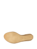 Wojas Leren sleehaksandalen donkerblauw/beige