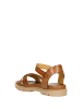 Wojas Skórzane sandały w kolorze jasnobrązowym