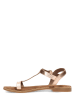 Mexx Leren sandalen "Gabiano"roségoudkleurig