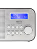 Adler DAB/ FM-radio chroomkleurig - (B)44 x (H)17 x (D)11 cm
