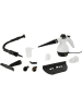 camry Stoomreiniger wit/zwart - (B)18 x (H)26 x (D)25 cm