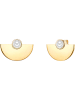 Yamato Pearls Vergulde oorstekers met parels