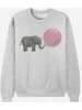 WOOOP Bluza "Jumbo Bubble Gum" w kolorze szarym