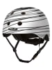 Melon Helmets Kask rowerowy "Scribble" w kolorze biało-czarnym