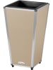 AMARE Plantenbak beige - (B)28 x (H)51 x (D)28 cm