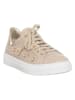 Patrizia Pepe Leren sneakers beige