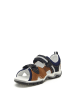 Bartek Leren sandalen donkerblauw/bruin