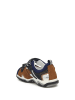 Bartek Leren sandalen donkerblauw/bruin