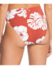 Roxy Bikinislip "Garden Trip" roestrood/wit