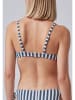 Skiny Bikinitop donkerblauw/wit