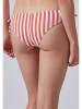Skiny Bikini-Hose in Orange/ Weiß