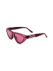 Jimmy Choo Damskie okulary przeciwsłoneczne w kolorze fioletowo-bordowo-różowym
