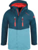 Trollkids Regenjas "Nusfjord" blauw/lichtblauw