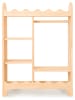 Folkifreckles Kleiderschrank in Natur - (B)75 x (H)100 x (T)30 cm