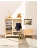 Folkifreckles Kleiderschrank in Natur - (B)75 x (H)100 x (T)30 cm