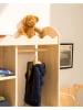 The Wild Hug Kleiderschrank in Natur - (B)75 x (H)100 x (T)30 cm