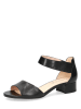 Caprice Leren haksandalen "Carla" zwart