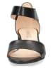 Caprice Leder-Sandaletten "Carla" in Schwarz