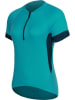 Protective Fietsshirt "Heart and Mind" turquoise