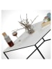 Evila Salontafel "Poly" wit - (B)75 x (H)43 x (D)75 cm
