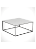 Evila Salontafel "Poly" wit - (B)75 x (H)43 x (D)75 cm