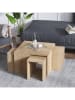 Scandinavia Concept Couchtisch "Ortanca" in Eiche  - (B)60 x (H)37 x (T)60 cm